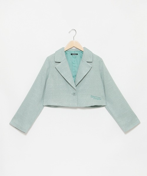 by LOVEiT(バイラビット)の「ショートジャケット(テーラードジャケット・キッズ・ブラック/ミント/キナリ・160cm/140cm/150cm/130cm/120cm)」の15枚目の写真