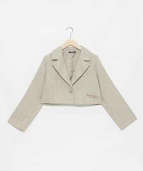 by LOVEiT(バイラビット)の「ショートジャケット(テーラードジャケット・キッズ・ブラック/ミント/キナリ・160cm/140cm/150cm/130cm/120cm)」の13枚目の写真