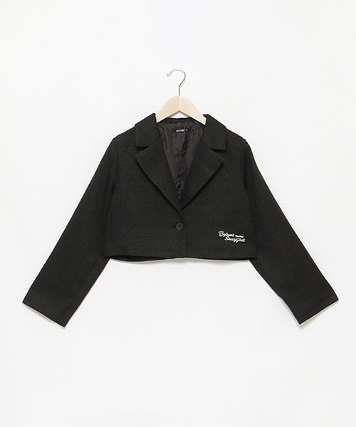 by LOVEiT(バイラビット)の「ショートジャケット(テーラードジャケット・キッズ・ブラック/ミント/キナリ・160cm/140cm/150cm/130cm/120cm)」の14枚目の写真