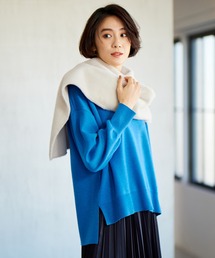 【ZOZOTOWN限定カラーあり】セミウーステッドカラー ニット