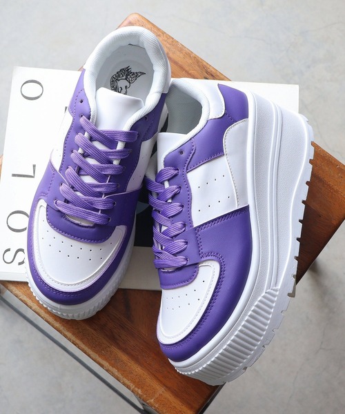 LOVEHUNTER(ラブハンター)の「軽量厚底 ボリュームソールコートスニーカー(スニーカー・レディース・ブラック/ホワイト/ブラック×ブラック/ブラック×ホワイト/ピンク/キャメル/シルバー/グレー/カーキ/ベージュ/ダークブラウン/ホワイト×レッド/ホワイト×グリーン/ホワイト×ブラック/ホワイト×グレー/ホワイト×ブラウン/ホワイト×ブルー/ブラック系1/ブラック×ゴールド/ホワイト×シルバー/ブルー系その他/ブラウン/ホワイト×パープル/ネイビー/オレンジ系その他/ホワイト×ピンク/ホワイト×イエロー/シルバー×ブラック/ブラック×シルバー・38/36/39/41/37/40/43/42/44/35)」の8枚目の写真