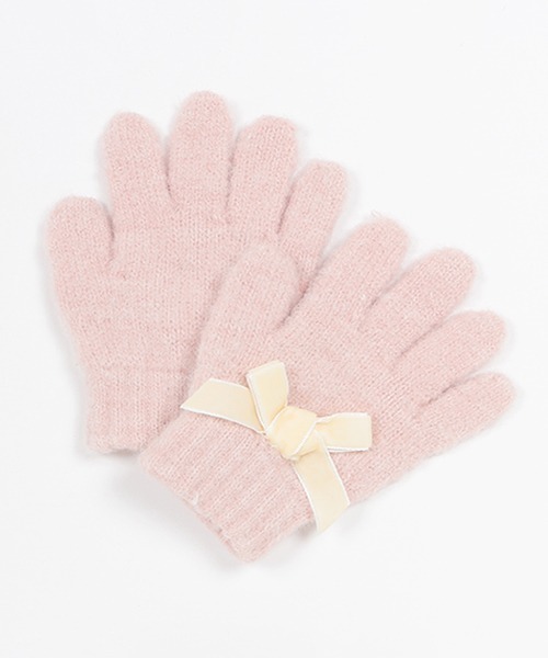 petit main（プティマイン）の「モチーフ手袋（手袋・キッズ・ピンク/アイボリー/ライトグリーン/ネイビー/チャコール・S/M）」の5枚目の写真