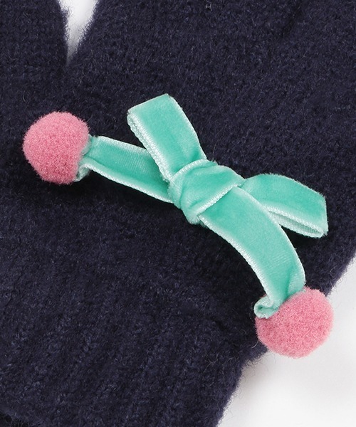petit main（プティマイン）の「モチーフ手袋（手袋・キッズ・ピンク/アイボリー/ライトグリーン/ネイビー/チャコール・S/M）」の10枚目の写真