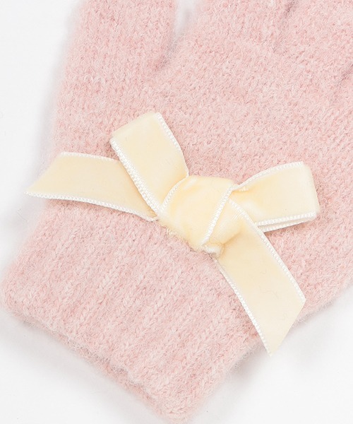 petit main（プティマイン）の「モチーフ手袋（手袋・キッズ・ピンク/アイボリー/ライトグリーン/ネイビー/チャコール・S/M）」の11枚目の写真