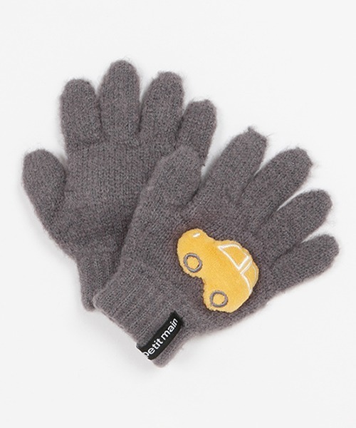 petit main（プティマイン）の「モチーフ手袋（手袋・キッズ・ピンク/アイボリー/ライトグリーン/ネイビー/チャコール・S/M）」の6枚目の写真
