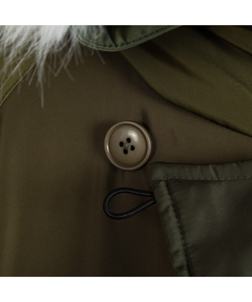 APPLEBUM(アップルバム)の「"Monochromatic" N-3B Jacket(ミリタリージャケット・メンズ・ネイビー/オリーブ・X-LARGE/LARGE/MEDIUM)」の11枚目の写真