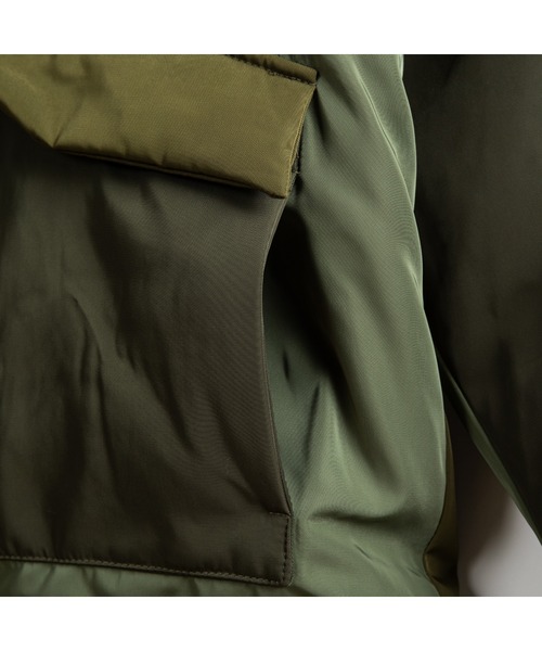 APPLEBUM(アップルバム)の「"Monochromatic" N-3B Jacket(ミリタリージャケット・メンズ・ネイビー/オリーブ・X-LARGE/LARGE/MEDIUM)」の14枚目の写真