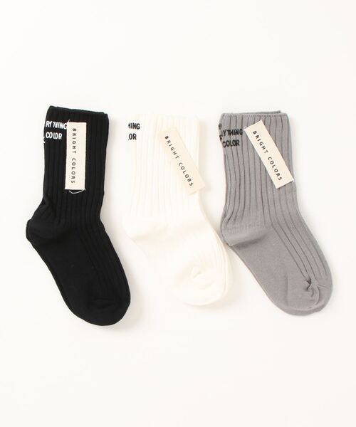Bambin(ボンバン)の「【 Bambin / ボンバン 】 バックロゴ リブ カラー ソックス 《 3足セット 》(ソックス/靴下・キッズ・B/A/C・L/XL/M)」の9枚目の写真