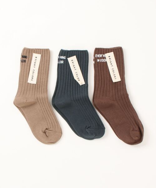 Bambin(ボンバン)の「【 Bambin / ボンバン 】 バックロゴ リブ カラー ソックス 《 3足セット 》(ソックス/靴下・キッズ・B/A/C・L/XL/M)」の10枚目の写真