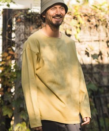 mlt4582-Boat Neck Long Sleeve Cut sew ボートネック カットソー