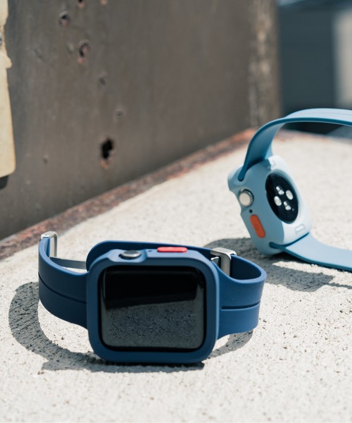 zandy（ズィーアンドワイ）の「zandy ズィーアンドワイ Apple Watch ケース＆ベルトセット マットタイプ【スクエアソフトフレーム】 アップルウォッチカバー& シリコンループバンド /// set2（デジタル腕時計・メンズ・ブラック×グレー/ピンク/グリーン/グレイッシュブルー/ホワイト×シルバー/オレンジ/ネイビー/シルバー×ブラック/ブルーグレー/シルバー×ブルー/ミント/オレンジ系その他・S/M）」の17枚目の写真