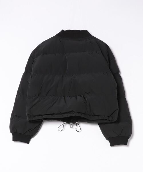 wee9s（ウィークス）の「zip high neck fake down coat / ジップハイネックフェイクダウンコート（ダウンジャケット/コート・レディース・アイボリー/ブラック/ベージュ・FREE）」の21枚目の写真