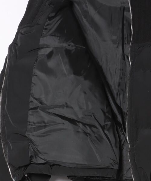 wee9s（ウィークス）の「zip high neck fake down coat / ジップハイネックフェイクダウンコート（ダウンジャケット/コート・レディース・アイボリー/ブラック/ベージュ・FREE）」の22枚目の写真