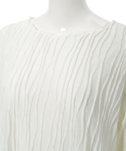 fifth（フィフス）の「ウェーブジャガードトップス（Tシャツ/カットソー・レディース・ホワイト/ブラック・M）」の11枚目の写真