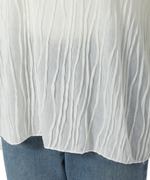 fifth（フィフス）の「ウェーブジャガードトップス（Tシャツ/カットソー・レディース・ホワイト/ブラック・M）」の12枚目の写真