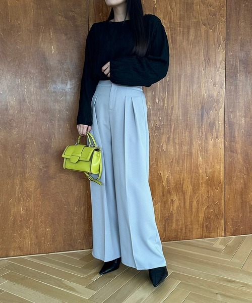 fifth（フィフス）の「ウェーブジャガードトップス（Tシャツ/カットソー・レディース・ホワイト/ブラック・M）」の16枚目の写真