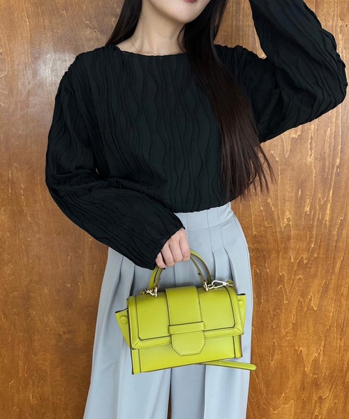 fifth（フィフス）の「ウェーブジャガードトップス（Tシャツ/カットソー・レディース・ホワイト/ブラック・M）」の15枚目の写真