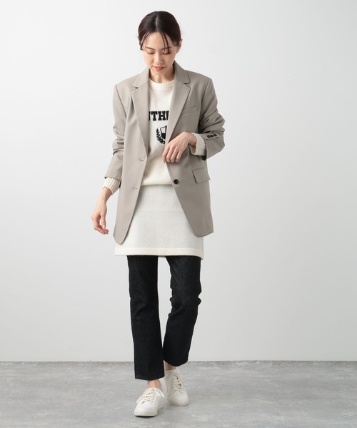 BARNYARDSTORM（バンヤードストーム）の「2WAYニットビスチェ兼ミニスカート（スカート・レディース・ホワイト/グレー・FREE）」の11枚目の写真