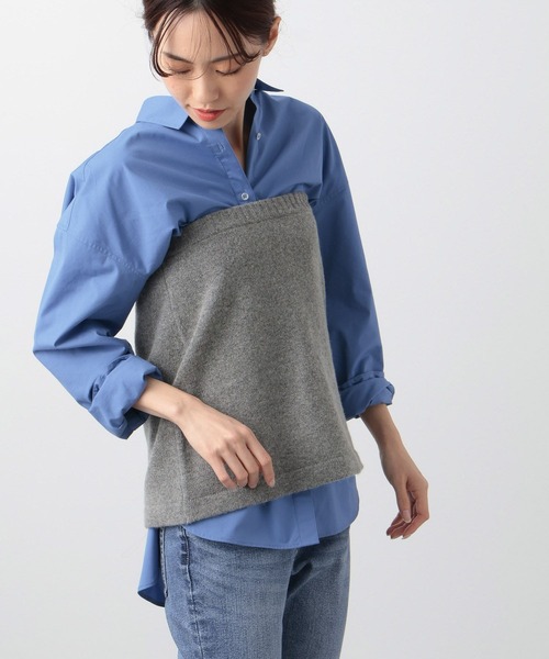 BARNYARDSTORM（バンヤードストーム）の「2WAYニットビスチェ兼ミニスカート（スカート・レディース・ホワイト/グレー・FREE）」の19枚目の写真