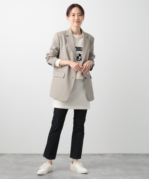 BARNYARDSTORM（バンヤードストーム）の「2WAYニットビスチェ兼ミニスカート（スカート・レディース・ホワイト/グレー・FREE）」の12枚目の写真