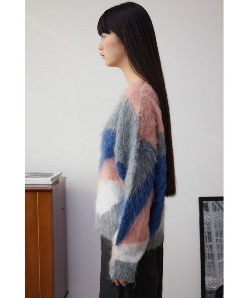 AZUL by moussy(アズールバイマウジー)の「シャギー柄ニット(ニット/セーター・レディース・その他2/その他3/マルチ・FREE)」の18枚目の写真