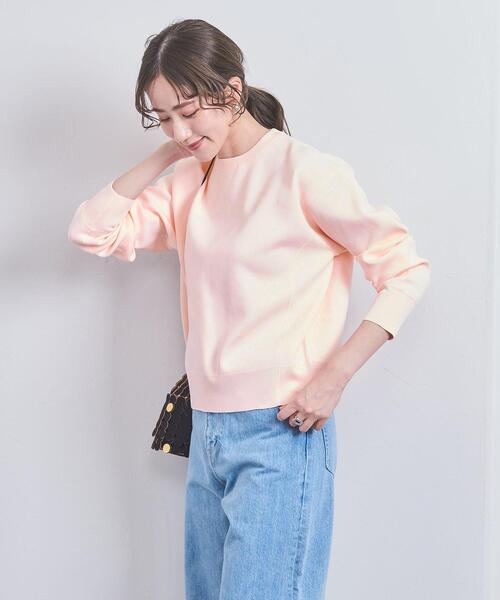 ユナイテッドアローズ　スウェットライクニット　スウェット　ピンク UNITED ARROWS（ユナイテッドアローズ）の「スウェットライク