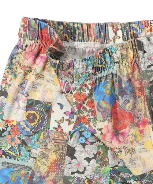 ScoLar（スカラー）の「133749：スカラーちゃんor花柄パッチワーク 吸湿発熱レギンス（レギンス/スパッツ・レディース・オートミール/ベージュ・M）」の19枚目の写真