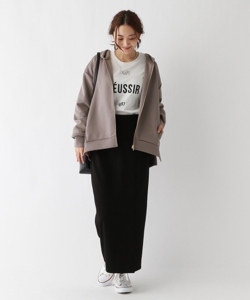 GLOBAL WORK（グローバルワーク）の「ヘビロッTEEプリント長袖/975604（Tシャツ/カットソー・レディース・杢グレー/スミクロ/ホワイト系その他3/ホワイト系その他4/ホワイト系その他5/ホワイト系その他6・MEDIUM/LARGE）」の10枚目の写真