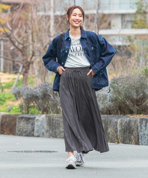 GLOBAL WORK（グローバルワーク）の「ヘビロッTEEプリント長袖/975604（Tシャツ/カットソー・レディース・杢グレー/スミクロ/ホワイト系その他3/ホワイト系その他4/ホワイト系その他5/ホワイト系その他6・MEDIUM/LARGE）」の16枚目の写真