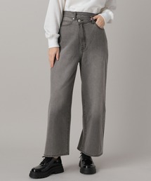 FOREVER 21 | 【2024SS】クロスウェストワイドデニム(デニムパンツ)