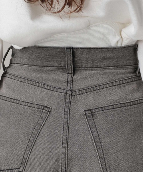 FOREVER 21（フォーエバー トゥエンティーワン）の「【2024SS】クロスウェストワイドデニム（デニムパンツ・レディース・ブラック/ブルー・SMALL/MEDIUM）」の7枚目の写真