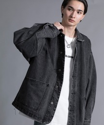 aimoha(�A�C���n)�́yaimoha neo�zVINTAGE PROCESSED LOOSE FIT JACKET(�V���c/�u���E�X)