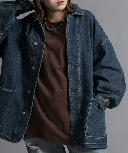 aimoha(アイモハ)の「【aimoha neo】VINTAGE PROCESSED LOOSE FIT JACKET(シャツ/ブラウス・メンズ・ダークグレー/ネイビー・XX-LARGE/XXX-LARGE/XXXX-LARGE/XXXXX-LARGE)」の14枚目の写真