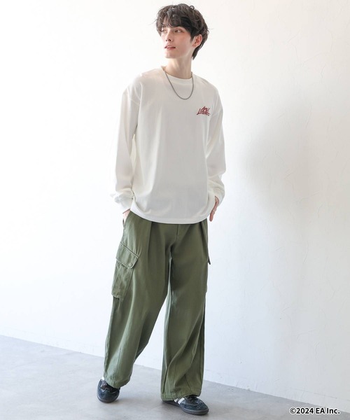 RAGEBLUE(レイジブルー)の「【APEX LEGENDS×RAGEBLUE】コラボプリントロンT(Tシャツ/カットソー・メンズ・ホワイト/パープル/マスタード/オフホワイト/その他4/イエロー系その他/ブラック/ライトブルー・LARGE/MEDIUM)」の14枚目の写真