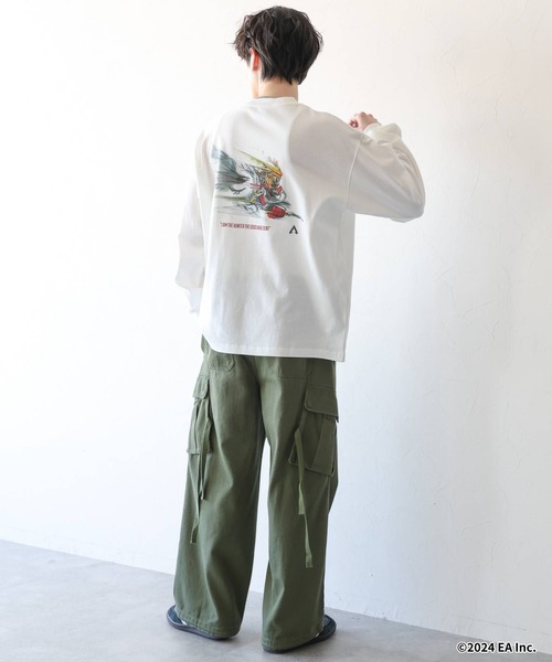 RAGEBLUE(レイジブルー)の「【APEX LEGENDS×RAGEBLUE】コラボプリントロンT(Tシャツ/カットソー・メンズ・ホワイト/パープル/マスタード/オフホワイト/その他4/イエロー系その他/ブラック/ライトブルー・LARGE/MEDIUM)」の13枚目の写真