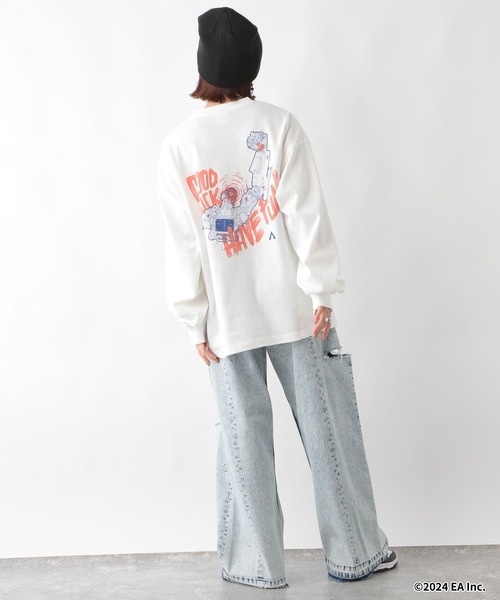 RAGEBLUE(レイジブルー)の「【APEX LEGENDS×RAGEBLUE】コラボプリントロンT(Tシャツ/カットソー・メンズ・ホワイト/パープル/マスタード/オフホワイト/その他4/イエロー系その他/ブラック/ライトブルー・LARGE/MEDIUM)」の11枚目の写真