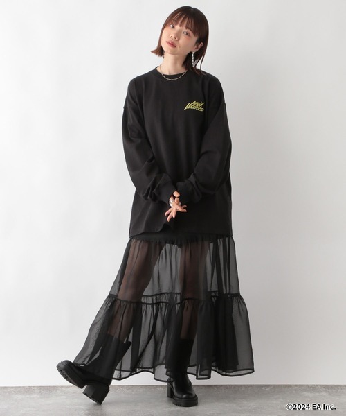 RAGEBLUE(レイジブルー)の「【APEX LEGENDS×RAGEBLUE】コラボプリントロンT(Tシャツ/カットソー・メンズ・ホワイト/パープル/マスタード/オフホワイト/その他4/イエロー系その他/ブラック/ライトブルー・LARGE/MEDIUM)」の10枚目の写真