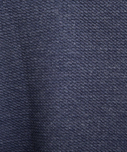 MEN'S MELROSE(メンズメルローズ)の「シュリンクジャガードVネックロングスリーブTシャツ(Tシャツ/カットソー・メンズ・ブルー/ネイビー/ホワイト・4/3/2)」の15枚目の写真
