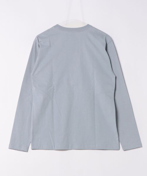 VIBGYOR(ヴィブジョー)の「ヘヴィウェイト天竺 刺繍 長袖 クルーネック(Tシャツ/カットソー・メンズ・ホワイト/サックスブルー/ブラック・MEDIUM/LARGE)」の11枚目の写真