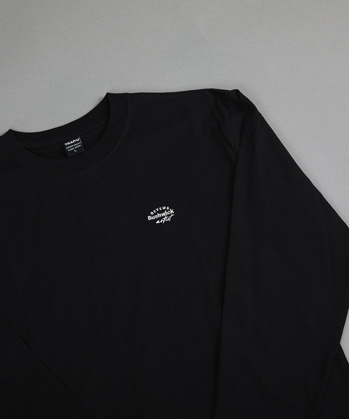 VIBGYOR(ヴィブジョー)の「ヘヴィウェイト天竺 刺繍 長袖 クルーネック(Tシャツ/カットソー・メンズ・ホワイト/サックスブルー/ブラック・MEDIUM/LARGE)」の8枚目の写真