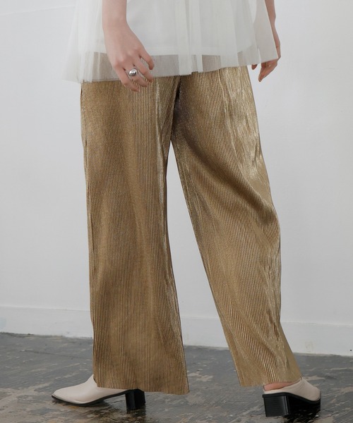 LIAN(リアン)の「メタリックプリーツパンツ(その他パンツ・レディース・ゴールド/ブラック/シルバー・FREE)」の15枚目の写真