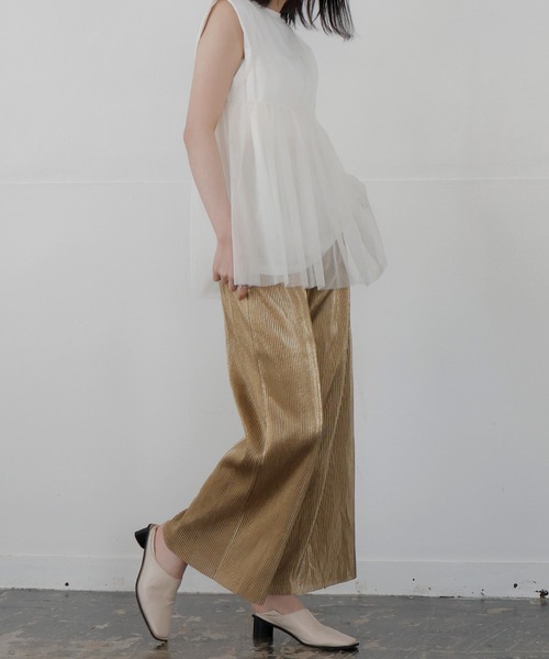 LIAN(リアン)の「メタリックプリーツパンツ(その他パンツ・レディース・ゴールド/ブラック/シルバー・FREE)」の16枚目の写真