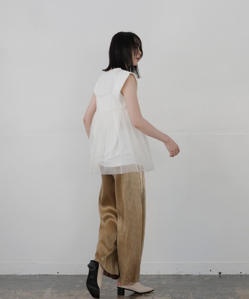 LIAN(リアン)の「メタリックプリーツパンツ(その他パンツ・レディース・ゴールド/ブラック/シルバー・FREE)」の10枚目の写真