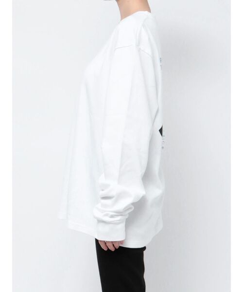 MURUA（ムルーア）の「GROW FLOWER ロンT（Tシャツ/カットソー・レディース・ブラック/ホワイト・FREE）」の16枚目の写真