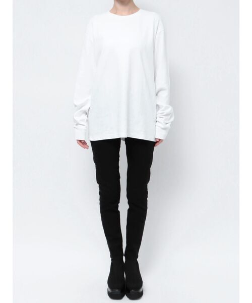 MURUA（ムルーア）の「GROW FLOWER ロンT（Tシャツ/カットソー・レディース・ブラック/ホワイト・FREE）」の22枚目の写真