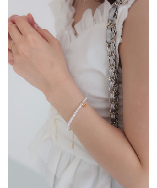 【SOUI.HATCHINGROOM】Blank Bracelet ブレスレット simple pearl bracelet(ブレスレット)|jumelle(ジュメロ)の