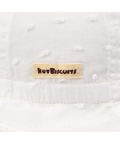 HOT BISCUITS（ホットビスケッツ）の「チューリップハット(帽子)（ハット・キッズ・ホワイト・SS(44-48cm)/S(48-50cm)/M(50-52cm)/3S(40-44cm)）」の3枚目の写真