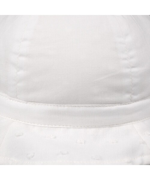 HOT BISCUITS（ホットビスケッツ）の「チューリップハット(帽子)（ハット・キッズ・ホワイト・SS(44-48cm)/S(48-50cm)/M(50-52cm)/3S(40-44cm)）」の4枚目の写真