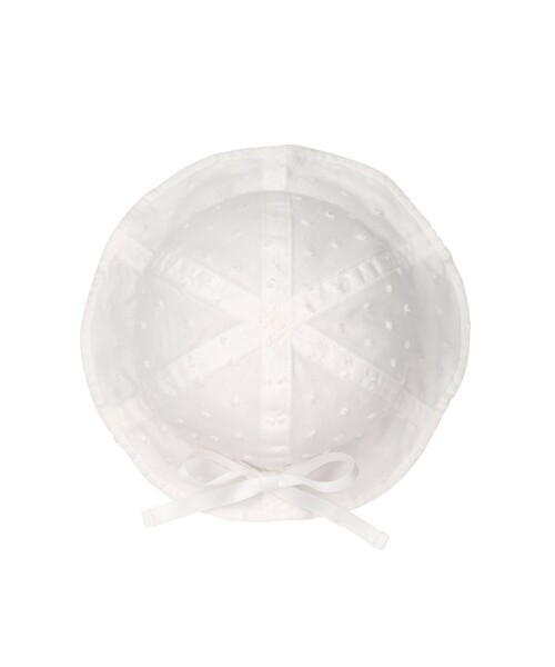 HOT BISCUITS（ホットビスケッツ）の「チューリップハット(帽子)（ハット・キッズ・ホワイト・SS(44-48cm)/S(48-50cm)/M(50-52cm)/3S(40-44cm)）」の5枚目の写真