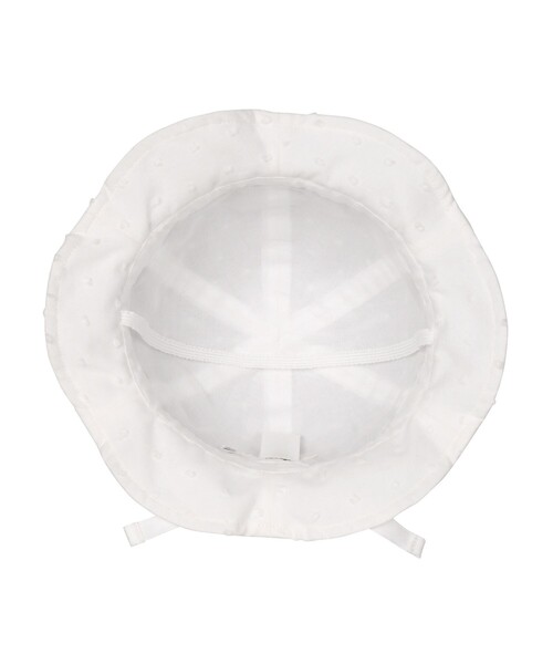 HOT BISCUITS（ホットビスケッツ）の「チューリップハット(帽子)（ハット・キッズ・ホワイト・SS(44-48cm)/S(48-50cm)/M(50-52cm)/3S(40-44cm)）」の6枚目の写真